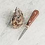 Couteau lancette double rivet